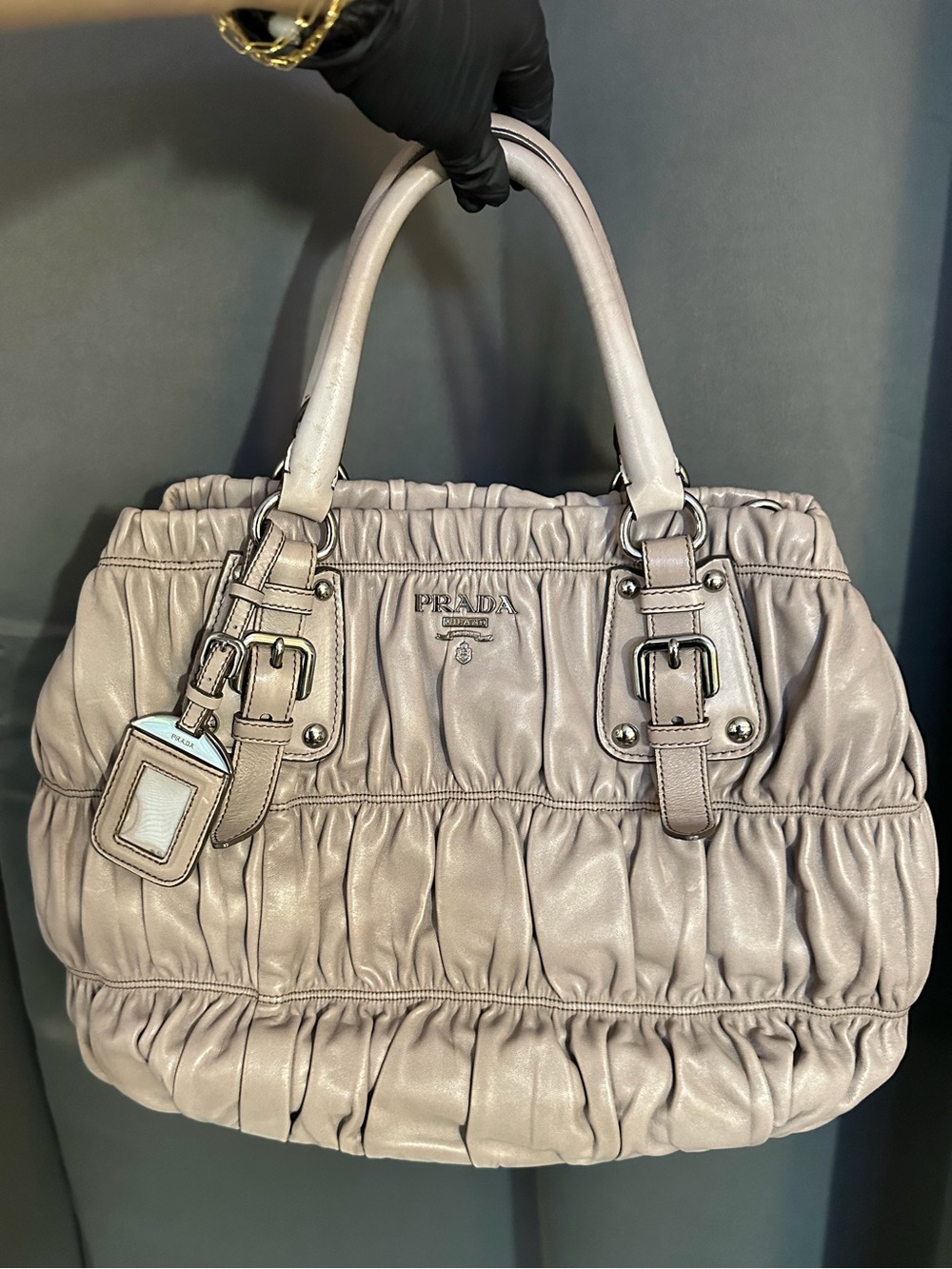 Prada Nappa Gaufre Satchel - Picture 3 of 10